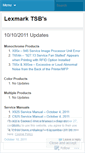 Mobile Screenshot of lexmarktsb.wordpress.com