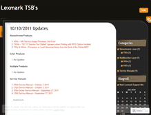 Tablet Screenshot of lexmarktsb.wordpress.com