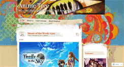 Desktop Screenshot of animetree.wordpress.com