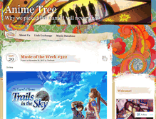 Tablet Screenshot of animetree.wordpress.com