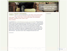 Tablet Screenshot of injuvenilejusticetaskforce.wordpress.com