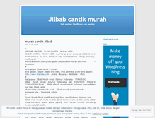 Tablet Screenshot of jilbabcantikmurah.wordpress.com