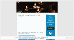 Desktop Screenshot of filmebailao.wordpress.com
