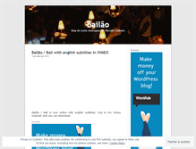 Tablet Screenshot of filmebailao.wordpress.com