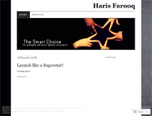Tablet Screenshot of harisfarooq.wordpress.com