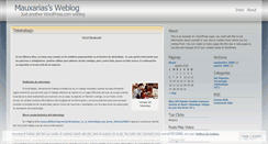 Desktop Screenshot of mauxarias.wordpress.com