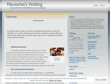 Tablet Screenshot of mauxarias.wordpress.com