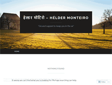 Tablet Screenshot of heldermonteiro.wordpress.com