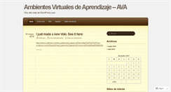 Desktop Screenshot of ambvirtualesaprendizaje.wordpress.com