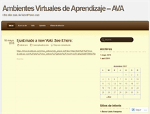 Tablet Screenshot of ambvirtualesaprendizaje.wordpress.com
