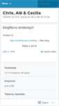 Mobile Screenshot of chrisececilia.wordpress.com