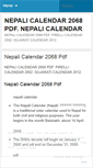 Mobile Screenshot of nepalicalendar2068pdfvop.wordpress.com