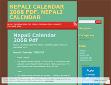 Tablet Screenshot of nepalicalendar2068pdfvop.wordpress.com