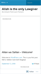 Mobile Screenshot of allahistheonlylawgiver.wordpress.com