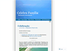 Tablet Screenshot of celebrafamilia.wordpress.com