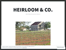 Tablet Screenshot of heirloomandco.wordpress.com