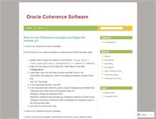 Tablet Screenshot of coherencesoftware.wordpress.com