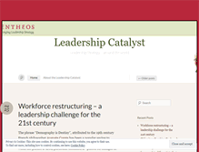 Tablet Screenshot of leadershipconsultinginaction.wordpress.com