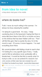 Mobile Screenshot of idea2novel.wordpress.com