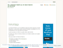 Tablet Screenshot of fernandamoreno.wordpress.com