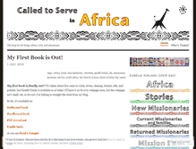 Tablet Screenshot of calledtoserveinafrica.wordpress.com