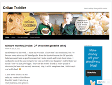 Tablet Screenshot of celiactoddler.wordpress.com