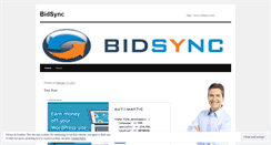 Desktop Screenshot of bidsynclinks.wordpress.com