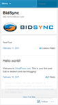 Mobile Screenshot of bidsynclinks.wordpress.com