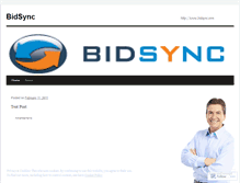 Tablet Screenshot of bidsynclinks.wordpress.com