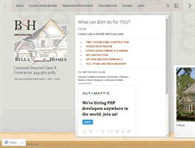 Tablet Screenshot of bellasignaturehomesllc.wordpress.com