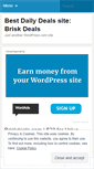 Mobile Screenshot of briskdeals.wordpress.com