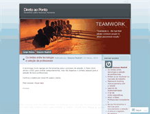 Tablet Screenshot of blogdiretoaoponto.wordpress.com