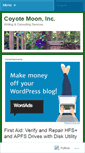 Mobile Screenshot of coyotemooninc.wordpress.com