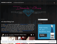 Tablet Screenshot of diamondsngunsco.wordpress.com