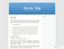 Tablet Screenshot of glosmu.wordpress.com