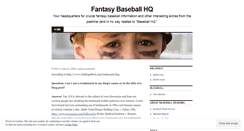 Desktop Screenshot of fantasybaseballhq.wordpress.com