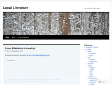 Tablet Screenshot of localbooks.wordpress.com