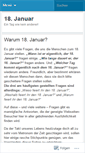 Mobile Screenshot of 18januar.wordpress.com