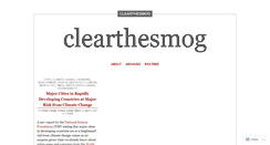 Desktop Screenshot of clearthesmog.wordpress.com