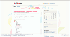 Desktop Screenshot of divyanarayanan.wordpress.com