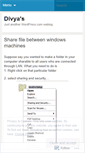 Mobile Screenshot of divyanarayanan.wordpress.com