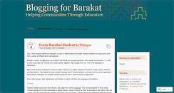 Desktop Screenshot of barakatnews.wordpress.com