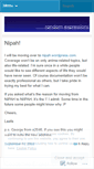 Mobile Screenshot of niipah.wordpress.com