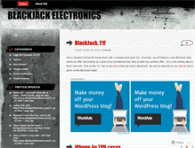 Tablet Screenshot of blackjackelectronics.wordpress.com