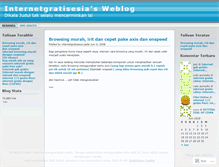Tablet Screenshot of internetgratisesia.wordpress.com