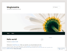 Tablet Screenshot of blogtometria.wordpress.com