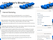 Tablet Screenshot of larryrutter.wordpress.com