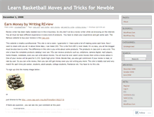 Tablet Screenshot of learnbasketball.wordpress.com