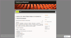 Desktop Screenshot of oratoriaprofissional.wordpress.com