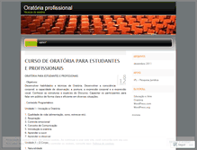 Tablet Screenshot of oratoriaprofissional.wordpress.com
